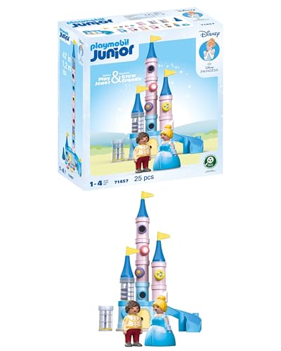 PLAYMOBIL JUNIOR | Disney | Cinderellas Schloss | nachhaltiges Spielzeug für Kinder ab 1 Jahr | 71457 von PLAYMOBIL