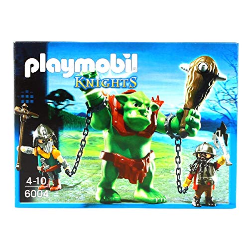 PLAYMOBIL Knights 6004 Riesentroll mit Zwergenkämpfern, Ab 4 Jahren von PLAYMOBIL