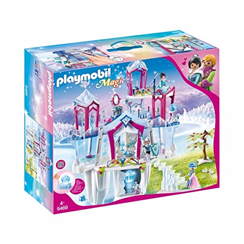 PLAYMOBIL Magic 9469 Funkelnder Kristallpalast mit Leuchtkristall, Inkl. Farbwechsel-Kleidung, Ab 4 Jahren [Exklusiv bei Amazon] von PLAYMOBIL