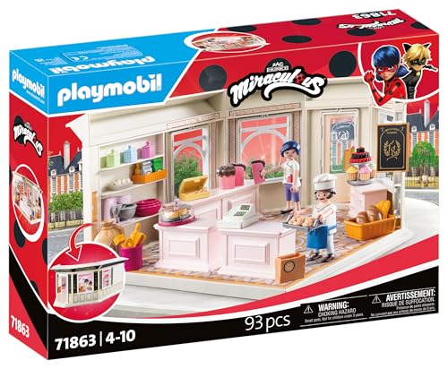 PLAYMOBIL | Miraculous | Französische Bäckerei | Spielzeug ab 4 Jahren | Geschenk für Kinder | Fördert Kreativität & Rollenspiel | Bäckerei zum Nachspielen & Interaktive Spielfunktionen | 71863 PLAYMOBIL | Miraculous | Französische Bäckerei | Spielzeug ab 4 Jahren | Geschenk für Kinder | Fördert Kreativität & Rollenspiel | Bäckerei zum Nachspielen & Interaktive Spielfunktionen | 71863 von PLAYMOBIL