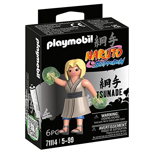 PLAYMOBIL Naruto Shippuden 71114 Tsunade mit Zwei Chakrabälle, kreativer Spielspaß für Animefans mit tollen Details und authentischen Extras, 6-teilig, ab 5 Jahren von PLAYMOBIL