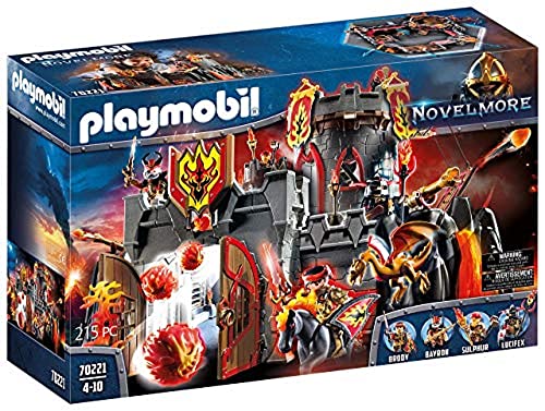 PLAYMOBIL Novelmore 70221 Festung der Burnham Raiders mit funktionierenden Kanonen und Feuerballabwurf, Mauerdurchbruch und Drachenkäfig, ab 4 Jahren PLAYMOBIL Novelmore 70221 Festung der Burnham Raiders mit funktionierenden Kanonen und Feuerballabwurf, Mauerdurchbruch und Drachenkäfig, ab 4 Jahren von PLAYMOBIL