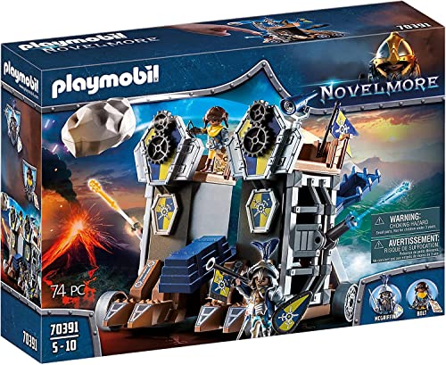 PLAYMOBIL Novelmore 70391 Mobile Katapultfestung, Für Kinder von 4-10 Jahren von PLAYMOBIL