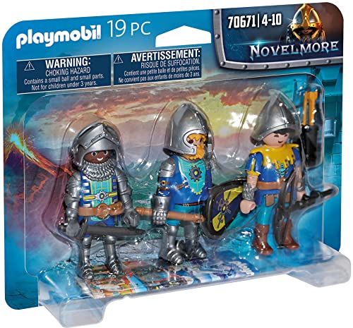 PLAYMOBIL Novelmore 70761 3er Set Novemore-Ritter, Ab 4 Jahren von PLAYMOBIL