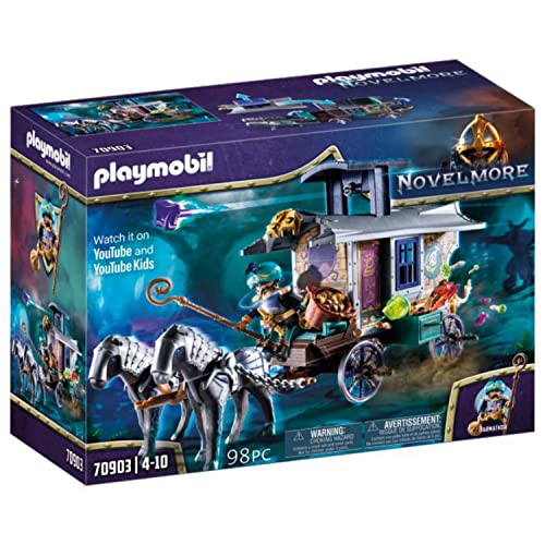 PLAYMOBIL Novelmore 70903 Violet Vale - Händlerkutsche, Spielzeug für Kinder ab 4 Jahren von PLAYMOBIL