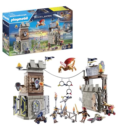 PLAYMOBIL 71298 Tournament Arena Ritter Novelmore Spielzeug, Mehrfarbig, One Size von PLAYMOBIL