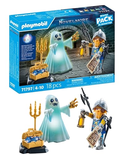 PLAYMOBIL | Novelmore | Schlossgespenst und Ritter | Spielzeug für Kinder ab 4 Jahren | 71797 von PLAYMOBIL