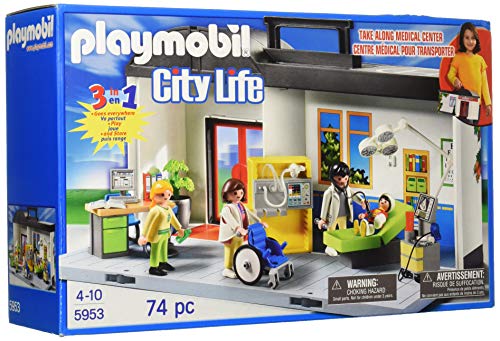 PLAYMOBIL PMB-087 5953 Mitnehm Krankenhaus von PLAYMOBIL