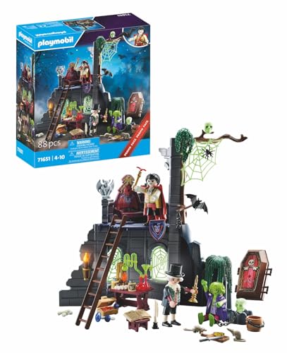 PLAYMOBIL Pirates Promo Pack 71651 Gespenstische Ruine, inklusive Einer Burgruine, DREI Figuren und vielen gruseligen Extras, mysteriöses Spielzeug für Kinder ab 4 Jahren von PLAYMOBIL