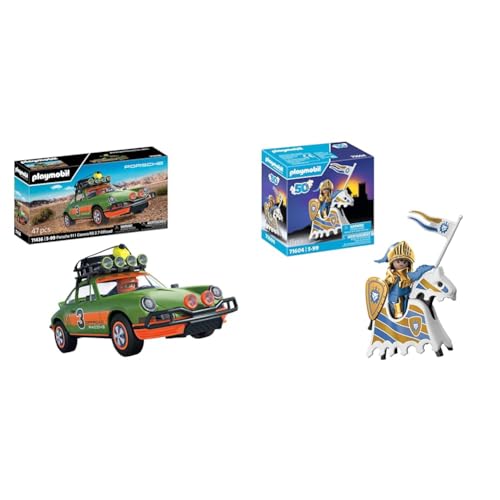 PLAYMOBIL Porsche 71436 Porsche 911 Carrera RS 2.7 Offroad & 50 Jahre 71604 Jubiläums-Ritter von PLAYMOBIL