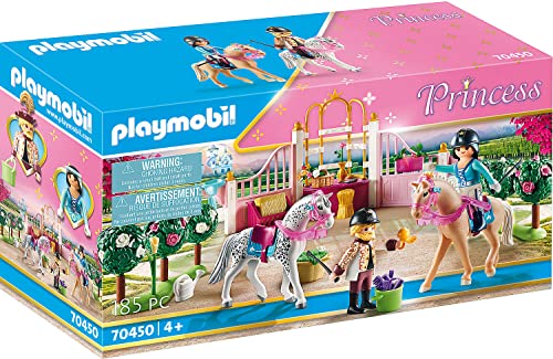 PLAYMOBIL Princess 70450 Reitunterricht im Pferdestall, Ab 4 Jahren von PLAYMOBIL