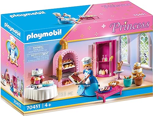 PLAYMOBIL Princess 70451 Schlosskonditorei mit Bäckerin und viel Zubehör, Ab 4 Jahren von PLAYMOBIL