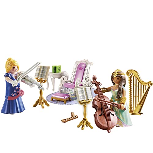 PLAYMOBIL Princess 70452 Musikzimmer mit bespielbaren Instrumenten, Ab 4 Jahren von PLAYMOBIL