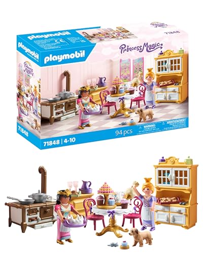 PLAYMOBIL | Princess Magic | Königliche Küche | Prinzessinnen Spielzeug | Küche Spielset | Märchen Spielzeug für Kinder ab 4 Jahren | 71848 von PLAYMOBIL