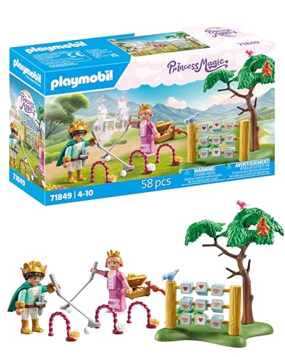 PLAYMOBIL | Princess Magic | Königskinder im Spielgarten | Prinzessinnen Spielzeug | Märchen Spielzeug für Kinder ab 4 Jahren | 71849 von PLAYMOBIL