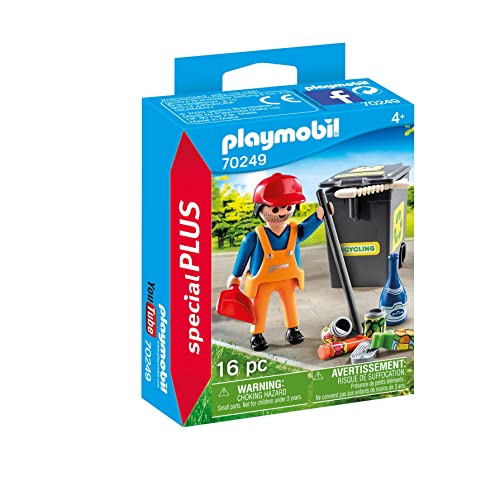 PLAYMOBIL Special Plus 70249 Straßenreiniger, ab 4 Jahren von PLAYMOBIL