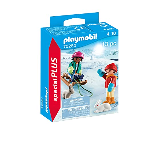 PLAYMOBIL Special Plus 70250 Kinder mit Schlitten, ab 4 Jahren von PLAYMOBIL