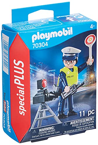 PLAYMOBIL Special Plus 70304 Polizist mit Radarfalle, ab 4 Jahren von PLAYMOBIL