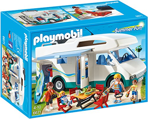PLAYMOBIL Summer Fun 6671 Familien-Wohnmobil, Ab 4 Jahren von PLAYMOBIL