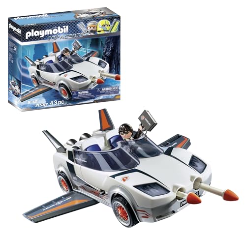 PLAYMOBIL Top Agents, Secret Agent und Racer 71587, ab 4 Jahren von PLAYMOBIL