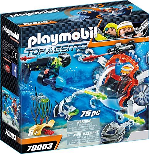 PLAYMOBIL Top Agents 70003 Spy Team Sub Bot, Ab 6 Jahren von PLAYMOBIL