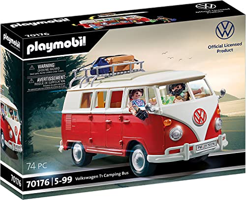 PLAYMOBIL | Volkswagen | T1 Camping Bus |Sammelauto | Für Kinder und Erwachsene | 70176 von PLAYMOBIL