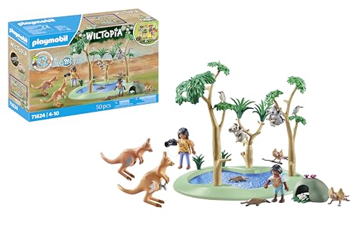 PLAYMOBIL Wiltopia 71624 Australische Tierwelt, Abenteuer in Australien, mit zahlreichen Tieren, zu über 80 % aus recyceltem und Bio-basiertem Material, detailreiches Spielzeug für Kinder ab 4 Jahren von PLAYMOBIL