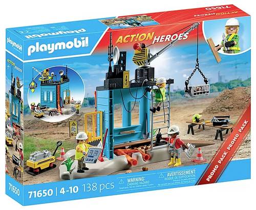 Playmobil® ACT!ON HEROES Baustelle 71650 von PLAYMOBIL