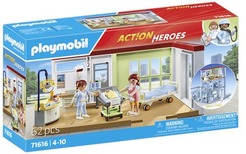 Playmobil® ACT!ON HEROES Entbindungsstation 71616 von PLAYMOBIL