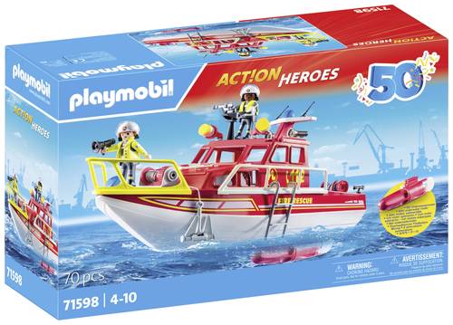 Playmobil® ACT!ON HEROES Feuerlöschboot 71598 von PLAYMOBIL