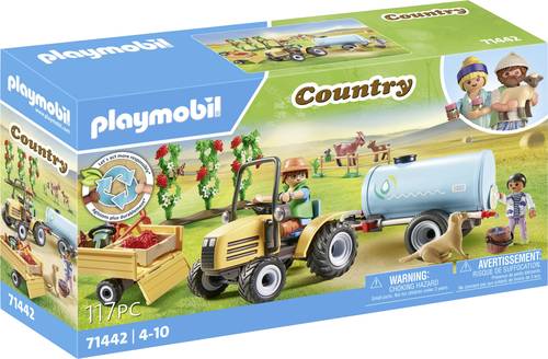 Playmobil® Country Traktor mit Anhänger und Wassertank 71442 von PLAYMOBIL