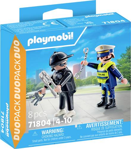 Playmobil® DUOPACK Polizist und Einbrecher 71804 von PLAYMOBIL