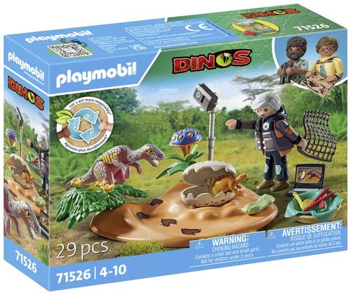 Playmobil® Dinos Stegosaurusnest mit Eierdieb 71526 von PLAYMOBIL