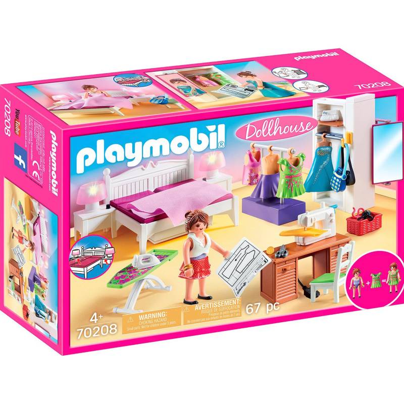 Playmobil® Dollhouse 70208 Schlafzimmer mit Nähecke von PLAYMOBIL