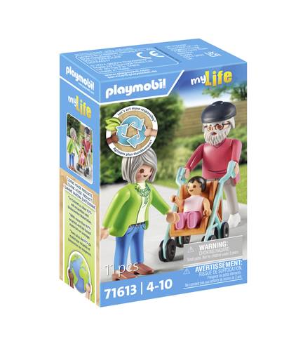 Playmobil® My Life Großeltern mit Baby 71613 von PLAYMOBIL