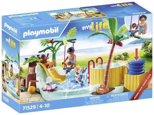 Playmobil® My Life Kinderbecken mit Whirlpool 71529 von PLAYMOBIL