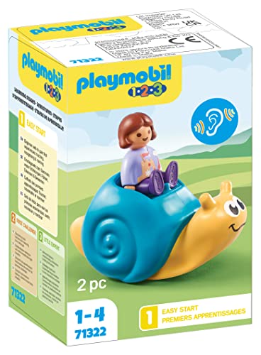 Playmobil 1.2.3 71322 Enfant avec escargot à bascule 1.2.3 von PLAYMOBIL