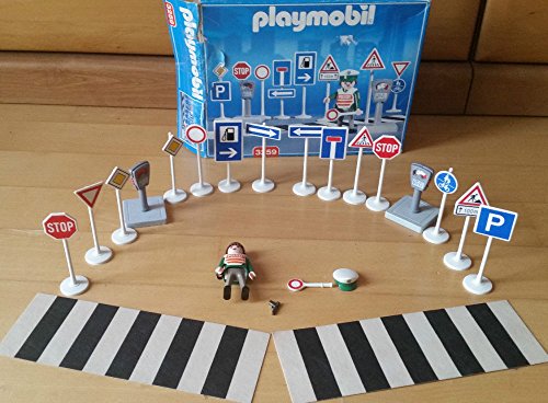 Playmobil 3259 - Verkehrsschilder/Polizist von PLAYMOBIL