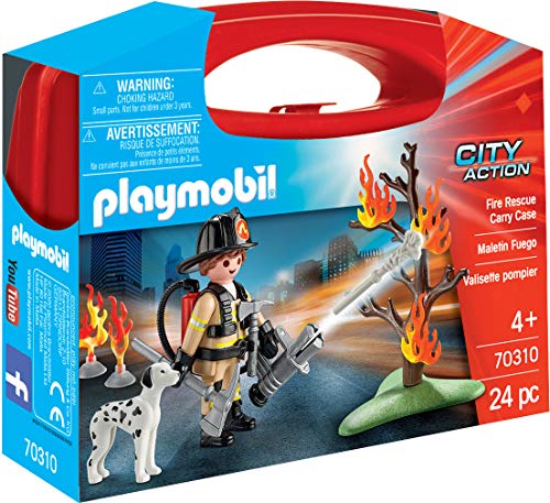 Playmobil 70310 Fire Rescue Small Carry Case von PLAYMOBIL