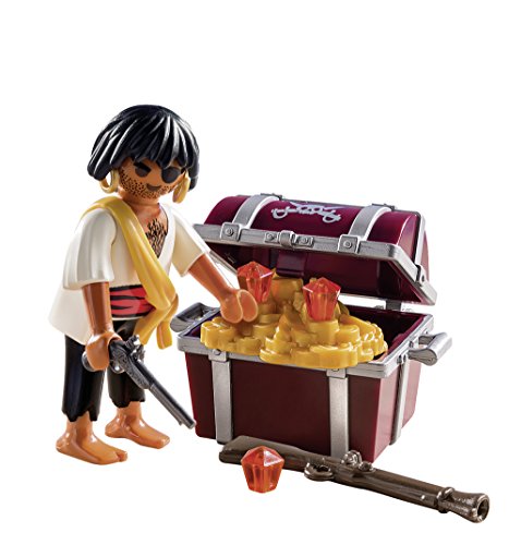 PLAYMOBIL 9358 Pirat mit Schatzkiste von PLAYMOBIL