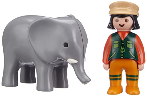 PLAYMOBIL 9381 Tierpflegerin mit Elefant von PLAYMOBIL