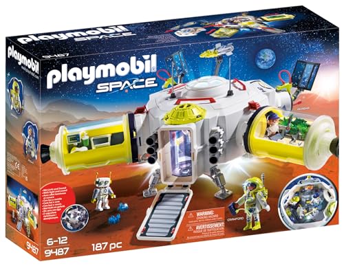 PLAYMOBIL | Space | Mars-Station | Spielzeug für Kinder ab 6 Jahren [Exklusiv bei Amazon] | 9487 von PLAYMOBIL