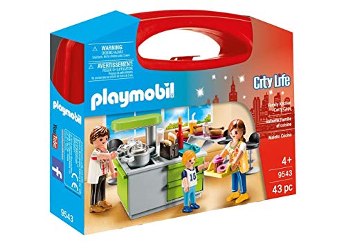 Playmobil 9543 City Life Family Kitchen Tragetasche, lustiges fantasievolles Rollenspiel, Spielsets, geeignet für Kinder ab 4 Jahren Playmobil 9543 City Life Family Kitchen Tragetasche, lustiges fantasievolles Rollenspiel, Spielsets, geeignet für Kinder ab 4 Jahren von PLAYMOBIL