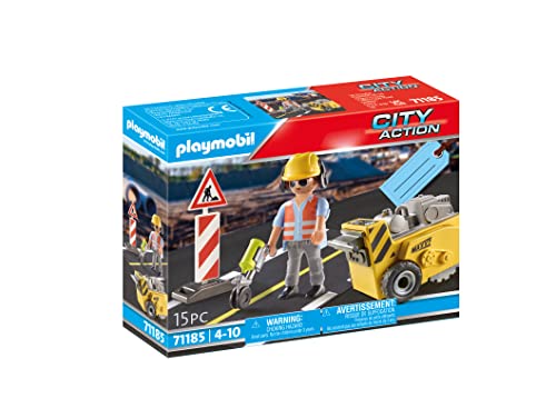 Playmobil City Action 71185 Ouvrier avec scie de sol von PLAYMOBIL