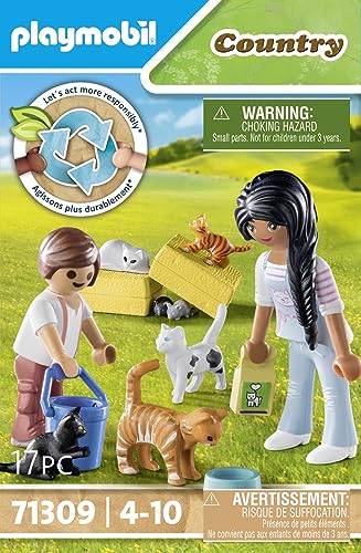 Playmobil Country 71309 Famille de chats avec femme et enfant von PLAYMOBIL