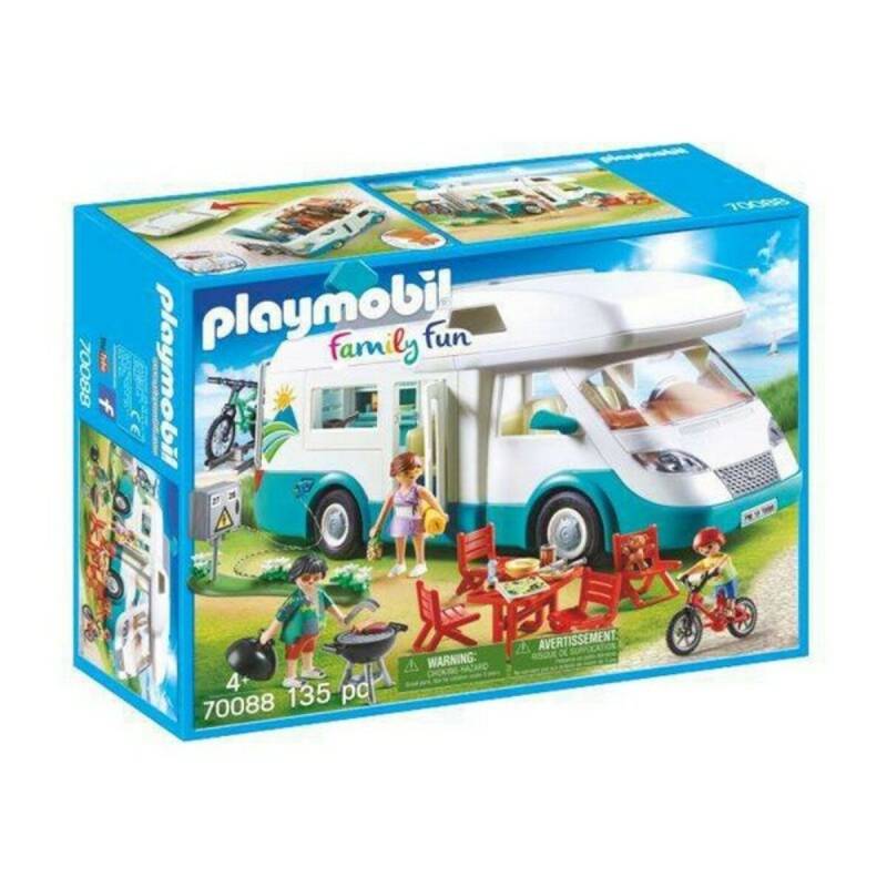 Playset Playmobil Family Fun Summer Caravan Playmobil 70088 (135 pcs) von PLAYMOBIL