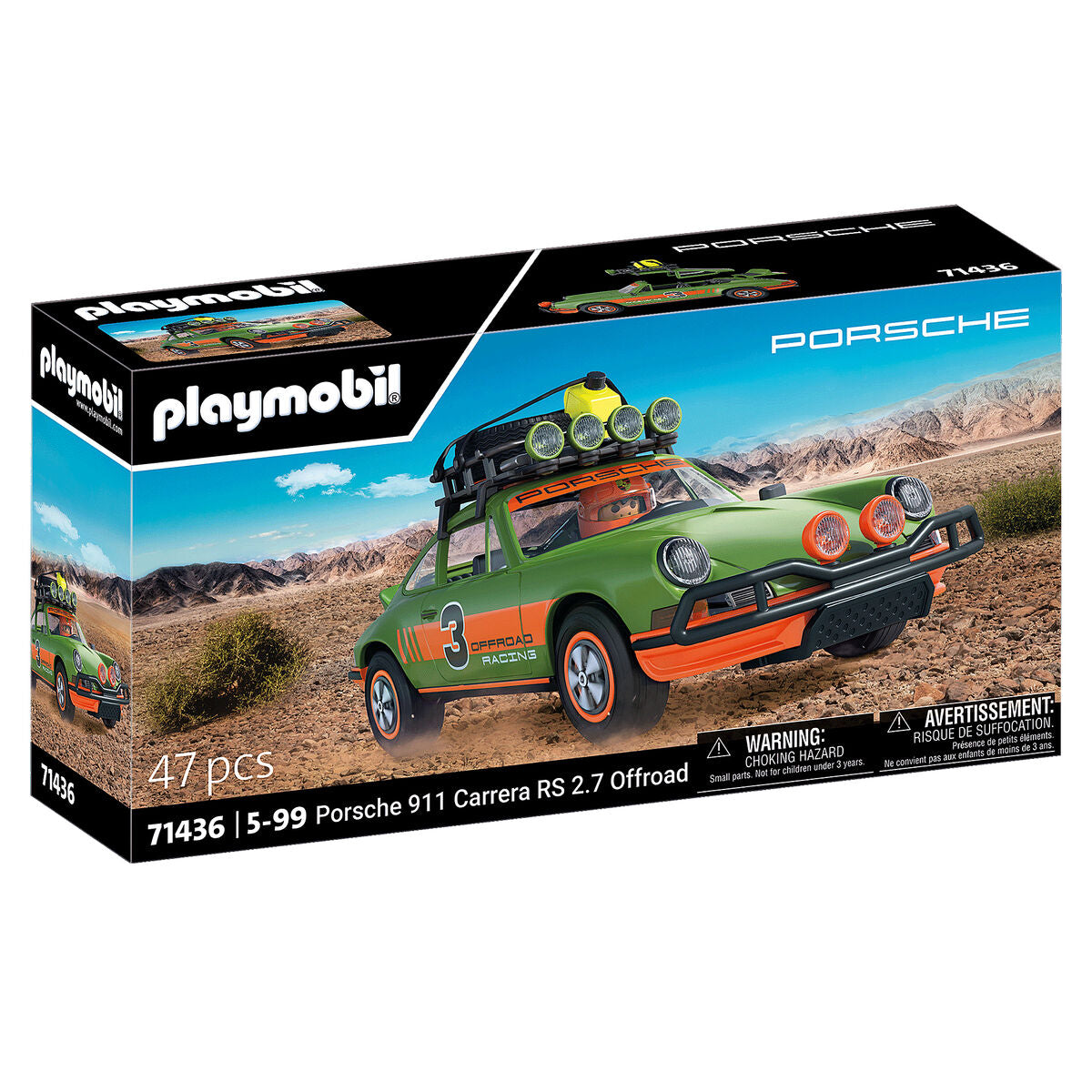 Playset Playmobil Porsche 911 Carrera RS Offroad Edition 47 Stücke von PLAYMOBIL