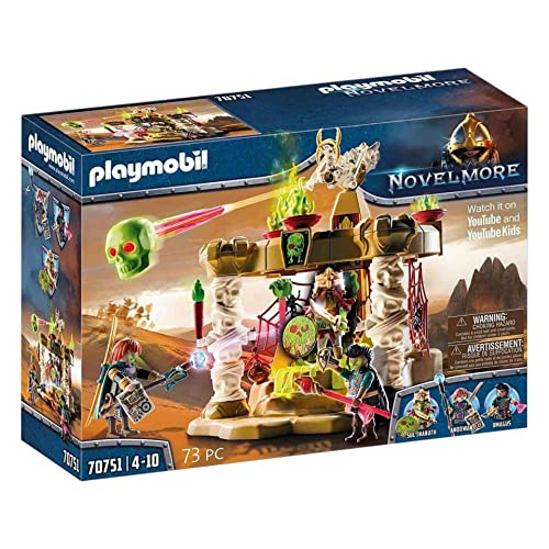 PLAYMOBIL Novelmore 70751 Sal'ahari Sands - Tempel der Skelettarmee, Mit Lichteffekt, Ab 4 Jahren von PLAYMOBIL