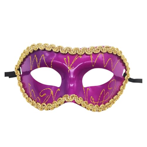 Masquerade Maske Halbgesicht Maske Maskerade Augenmaske Halloween Brillen Für Männer Frauen Maskerade Halloween Cosplay Party von PLCPDM