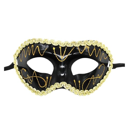 Masquerade Maske Halbgesicht Maske Maskerade Augenmaske Halloween Brillen Für Männer Frauen Maskerade Halloween Cosplay Party von PLCPDM